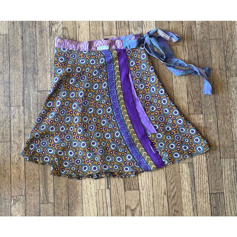 Earthbound Wrap Magic Skirt Boho Vibrant Funky Small